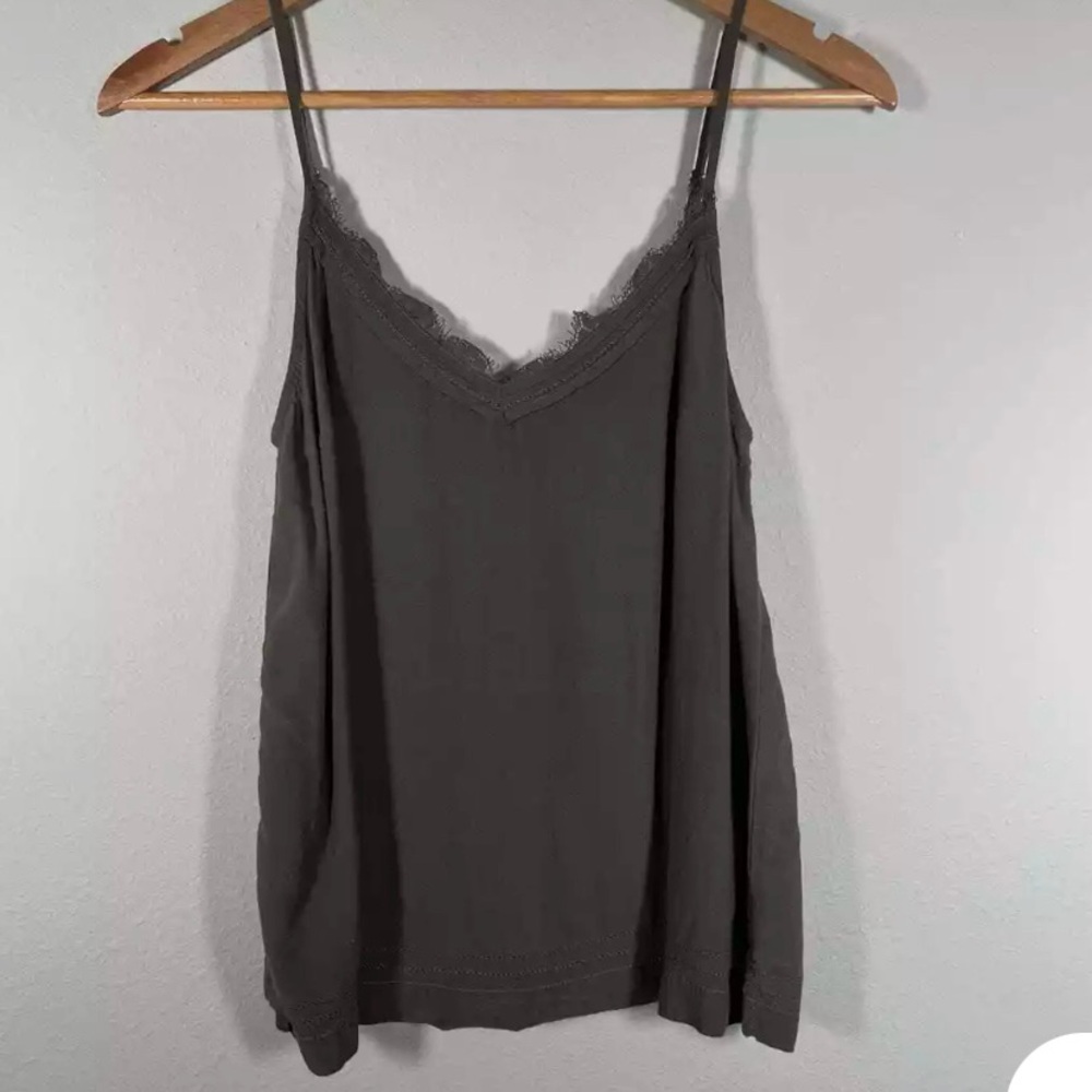 Abercrombie and Fitch Lacey green tank